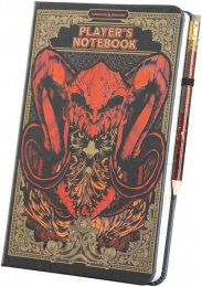 Dungeons & Dragons: Notebook and pencil