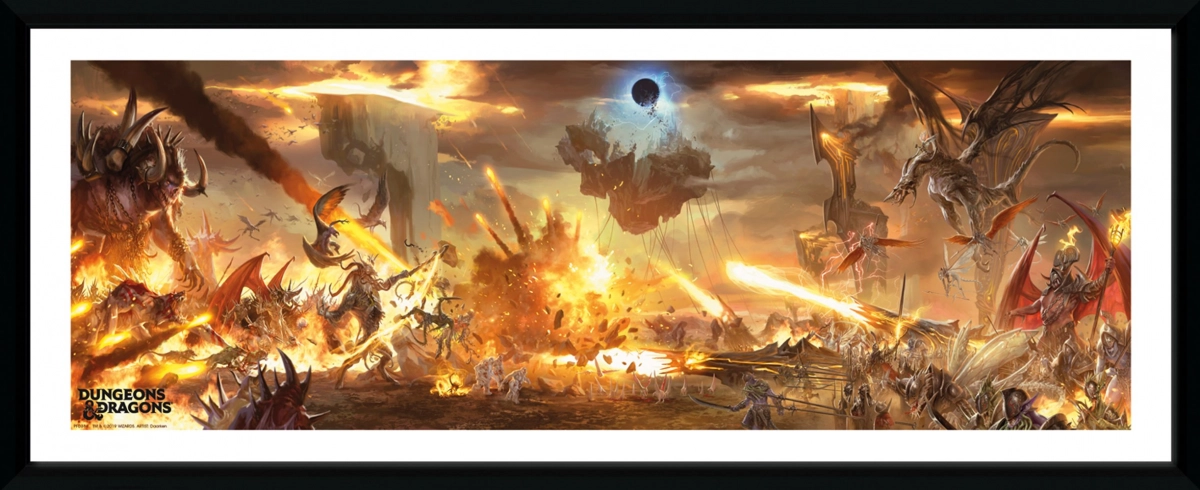 Collector Print: Dungeons & Dragons - Battle 76 x 30 cm