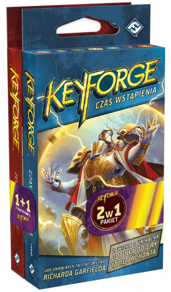 Pakiet KeyForge 2 w 1: Zew Archontów + Czas Wstąpienia - 2 Talie Archonta
