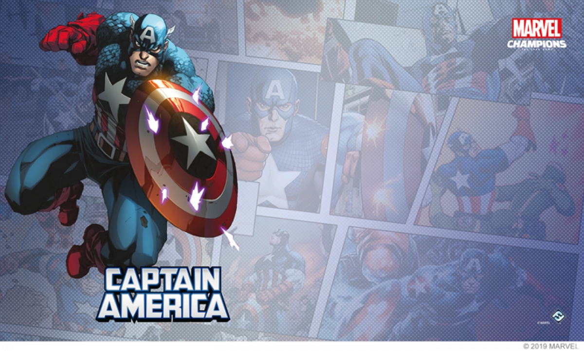 Marvel Champions: The Game Mat - Captain America