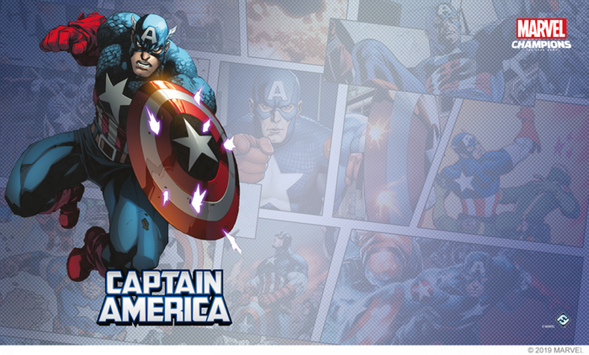 Marvel Champions: The Game Mat - Captain America