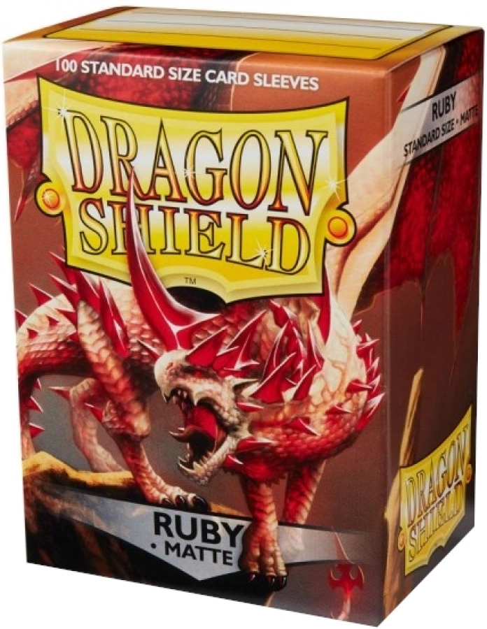 Dragon Shield: Koszulki na karty (63x88 mm) "Standard Size" Matte, 100 sztuk, Ruby