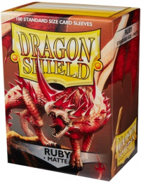 Dragon Shield: Koszulki na karty (63x88 mm) "Standard Size" Matte, 100 sztuk, Ruby