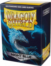 Dragon Shield: Koszulki na karty (63x88 mm) "Standard Size" Matte, 100 sztuk, Night Blue