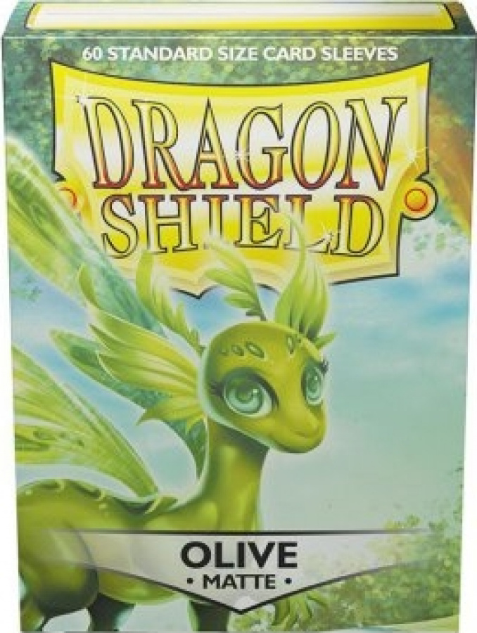 Dragon Shield: Koszulki na karty (63x88 mm) "Standard Size" Matte, 60 sztuk, Olive