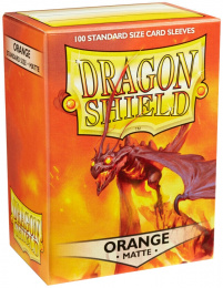 Dragon Shield: Koszulki na karty (63x88 mm) "Standard Size" Matte, 100 sztuk, Orange