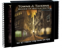 Books of Battle Mats: Towns & Taverns