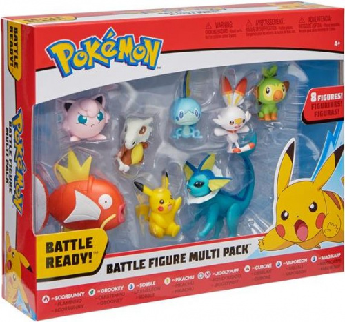 Pokémon: Battle Figure Multipack - 8 figurek (Wariant 3)