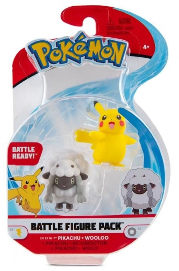 Pokémon - Battle Figure Pack Pikachu & Wooloo