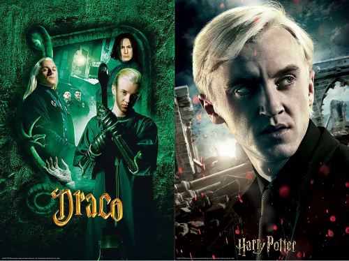 Harry Potter: Magiczne puzzle-zdrapka - Draco Malfoy (150 elementów)
