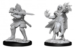 Dungeons & Dragons: Nolzur's Marvelous Miniatures - Hobgoblin Fighter Male & Hobgoblin Wizard Female