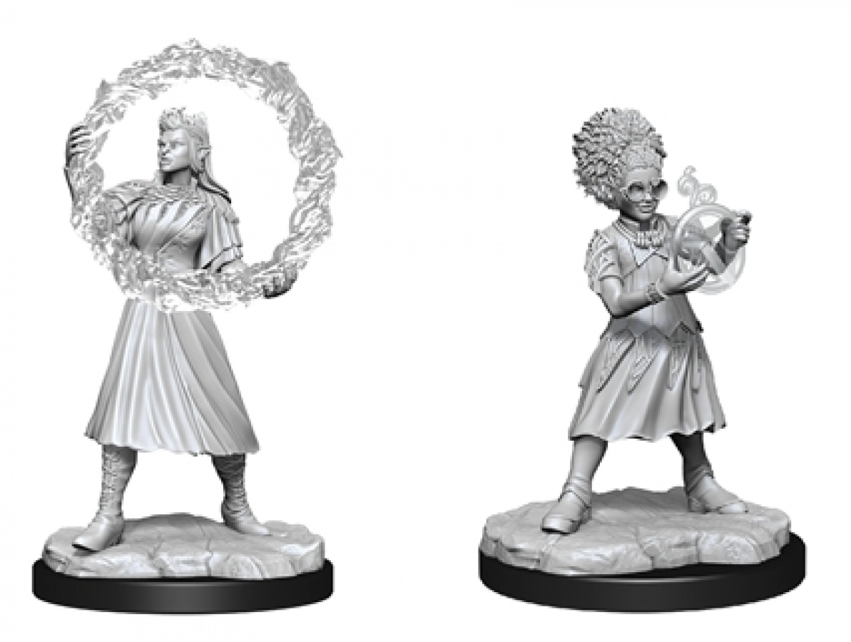 Magic the Gathering: Unpainted Magic Miniatures - Rootha and Zimone