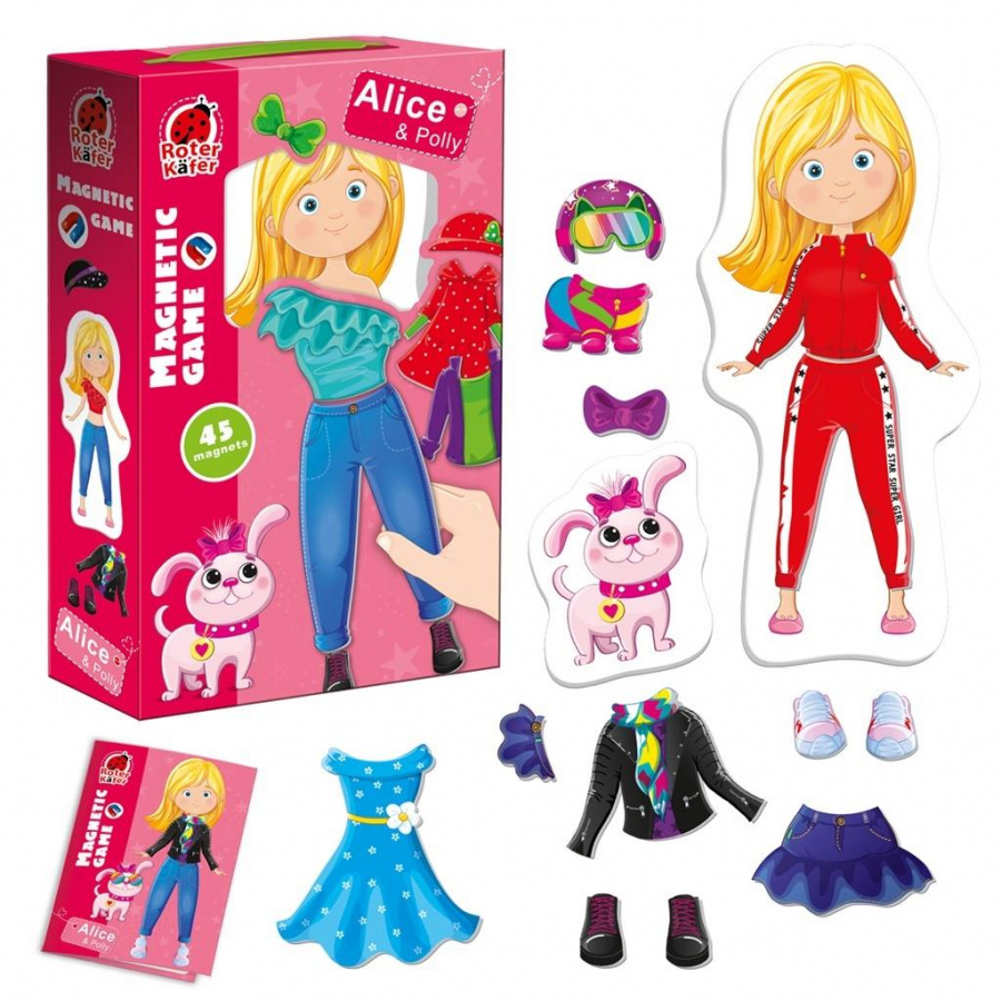 Magnetic game: Alice and Polly