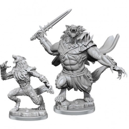 Magic The Gathering: Unpainted Magic Miniatures - Arlinn Kord & Tovolar