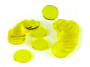 Crafters: Podstawki akrylowe - Transparentne - Okrągłe 25 x 3 mm - Żółte (20)