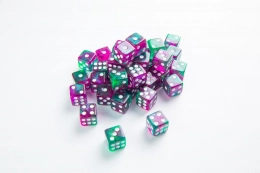 Gamegenic: Galaxy Series - D6 Dice Set (12 mm) - Aurora