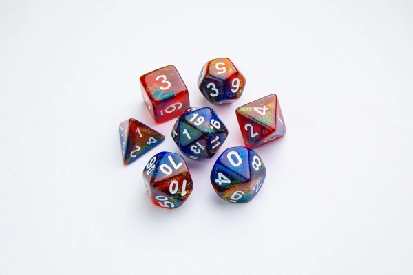 Gamegenic: Galaxy Series - RPG Dice Set - Mars