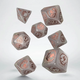 Komplet kości: Dragons Dice Set - Quartz