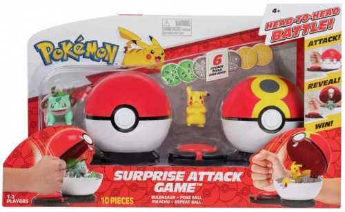 Pokémon: Surprise Attack Game - Pikachu + Bulbasaur