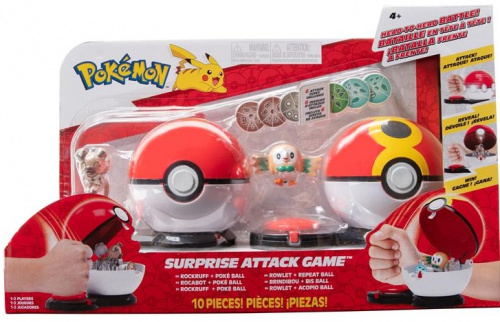 Pokémon: Surprise Attack Game - Rowlet vs. Rockruff