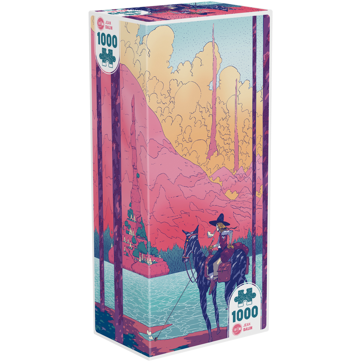 PUZZLE IELLO UNIVERSE - O. DEROUETTEAU : ART'ZIMUT - 1000 PIECES | La
