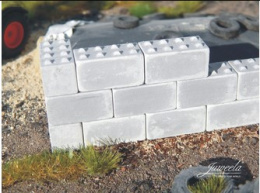 Juweela: Bloki betonowe z ośmioma wypustkami (zestaw mały)
