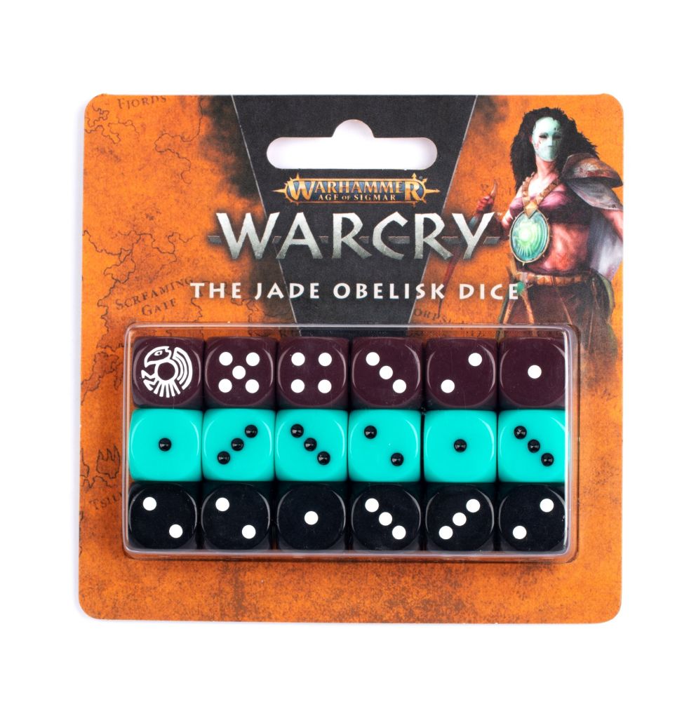 Warhammer Age of Sigmar: Warcry - The Jade Obelisk Dice