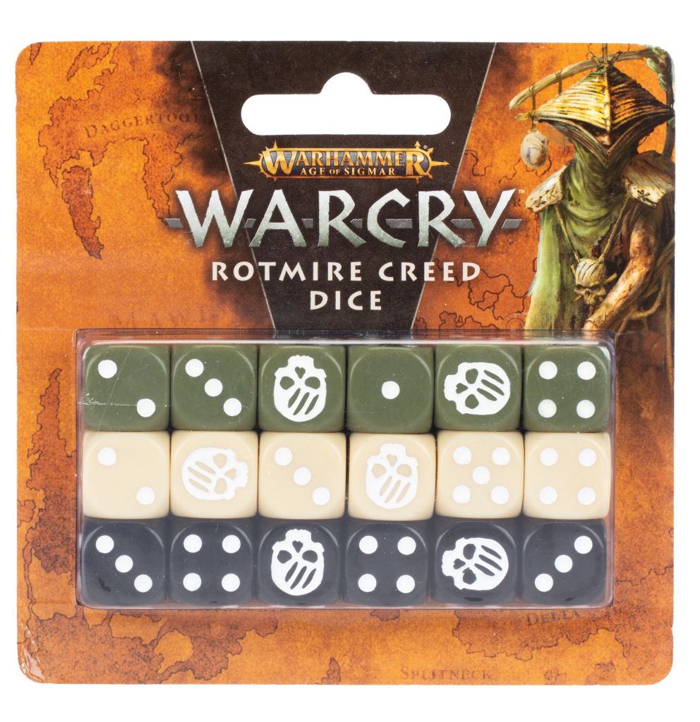 Warhammer Age of Sigmar: Warcry - Rotmire Creed Dice