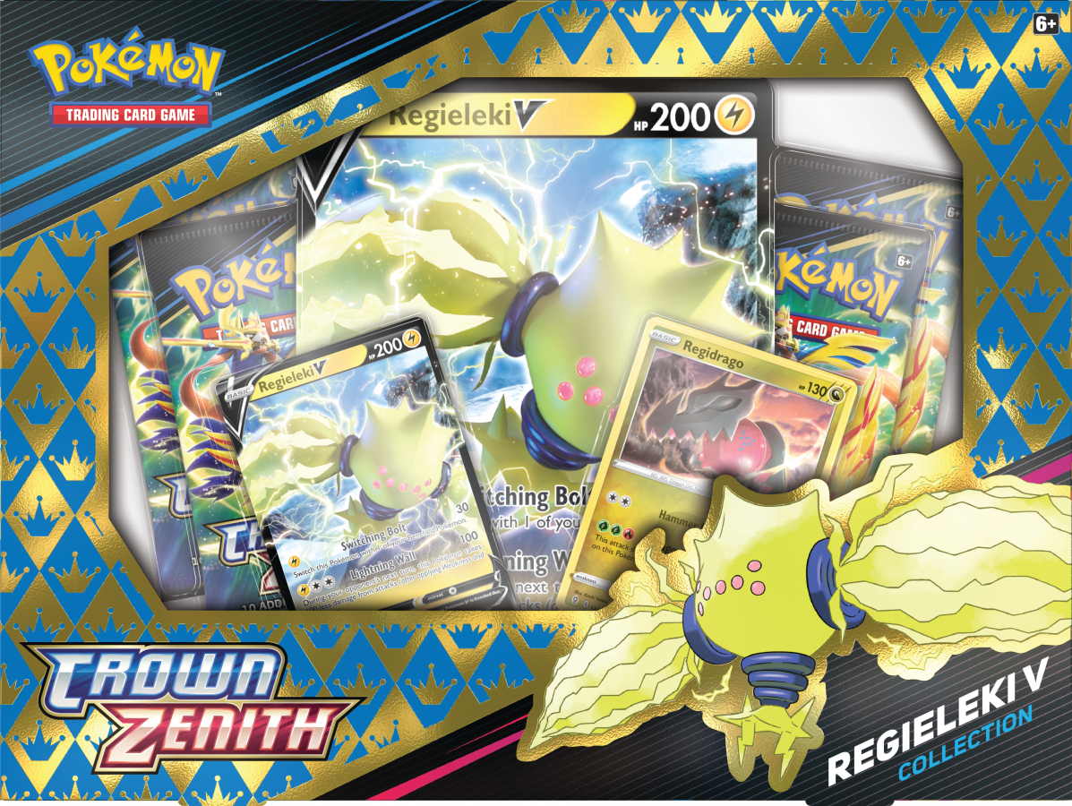 Pokemon TCG: Crown Zenith V box Regieleki