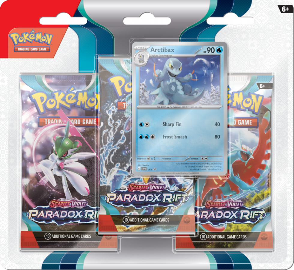 Pokémon TCG: Scarlet & Violet - Paradox Rift - 3-Pack Blister - Arctibax