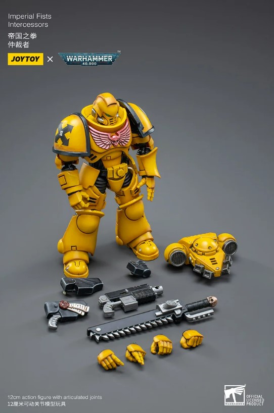 Warhammer 40.000: Action Figure - Imperial Fists Intercessors 12 cm