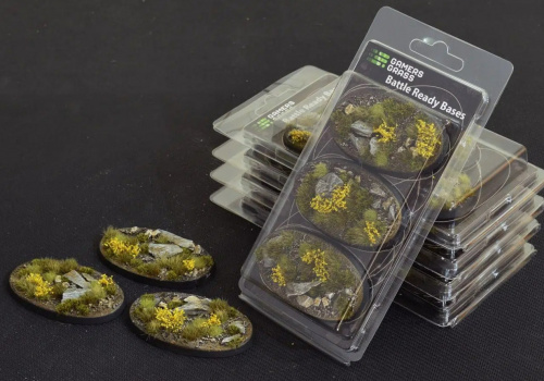 Gamers Grass: Bases Oval - Highland 75 mm (3 szt.)