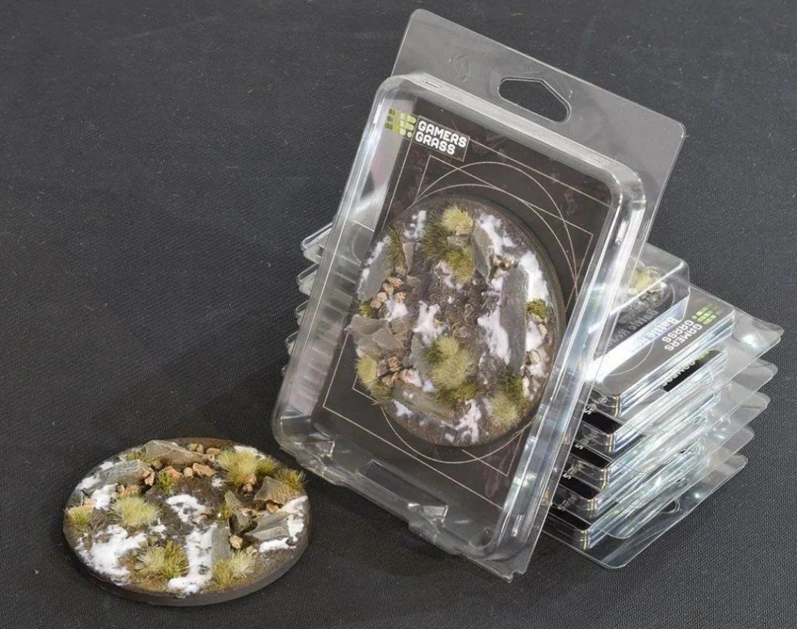 Gamers Grass: Winter Bases Round 100 mm (1 szt.)