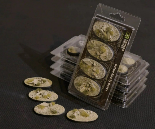 Gamers Grass: Bases Oval - Arid Steppe 60 mm (4 szt.)