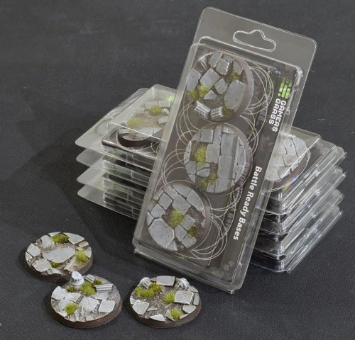 Gamers Grass: Bases Round - Temple 50mm (3 szt.)