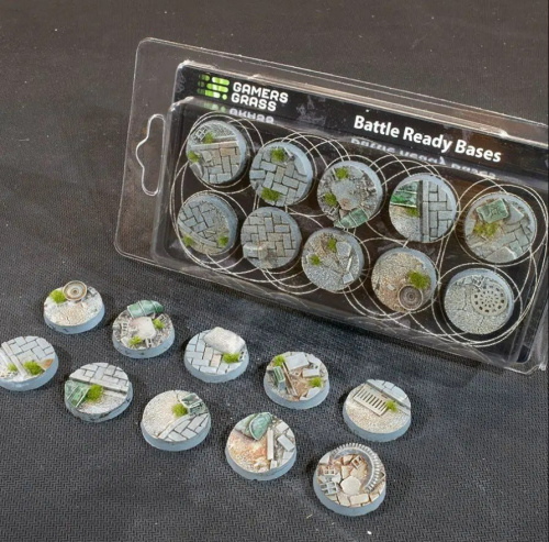 Gamers Grass: Bases Round - Urban Warfare 25mm (10 szt.)