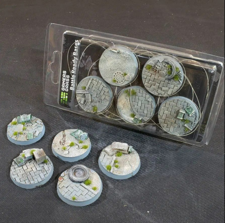 Gamers Grass: Bases Round - Urban Warfare 40mm (5 szt.)