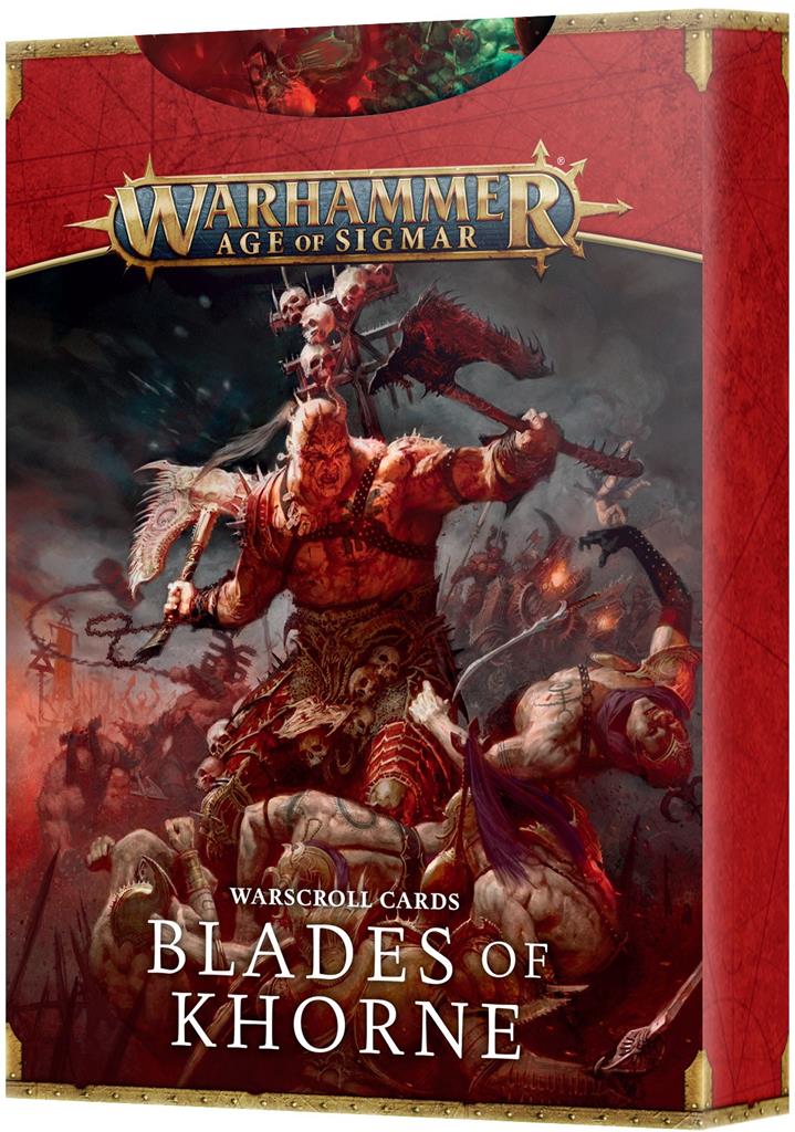 Warhammer Age of Sigmar: Warscroll Card - Blades of Khorne