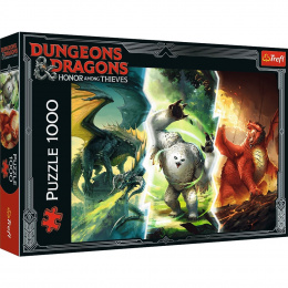 Puzzle Dungeons & Dragons: Legendarne potwory z Faerun (1000 elementów)