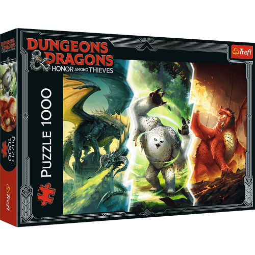 Puzzle Dungeons & Dragons: Legendarne potwory z Faerun (1000 elementów)