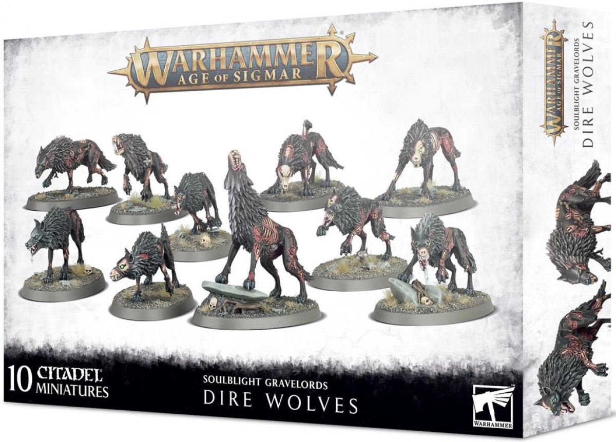 Warhammer Age of Sigmar: Soulblight Gravelords - Dire Wolves