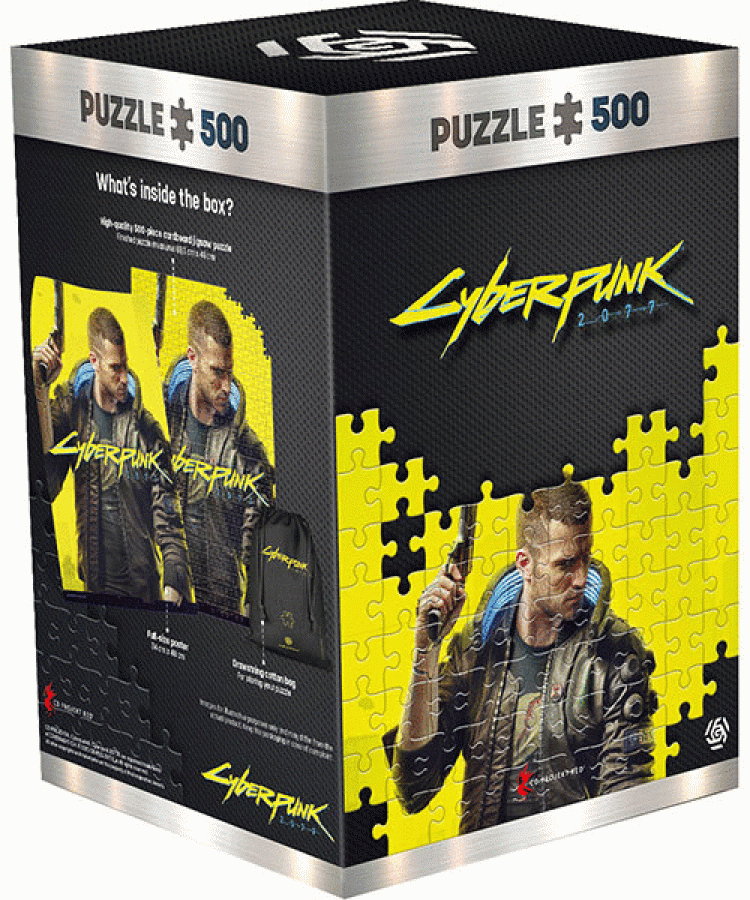 Good Loot Puzzle 500: Cyberpunk 2077 - Keyart Male V (500 elementów)