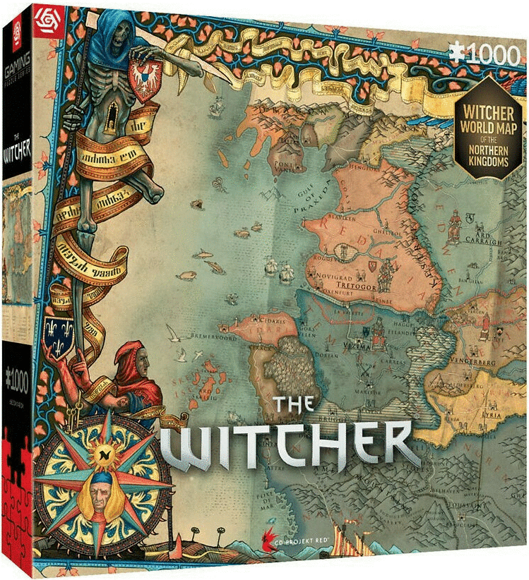Good Loot Puzzle: Wiedźmin - The Nothern Kingdoms (1000 elementów)