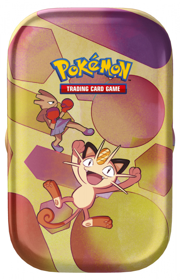 Pokémon TCG: Scarlet and Violet 151 - Mini Tin Meowth/Hitmonchan