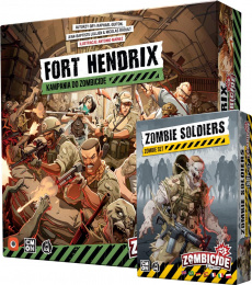Pakiet Nieumarłych Zombicide: Fort Hendrix + Zombie Soldiers