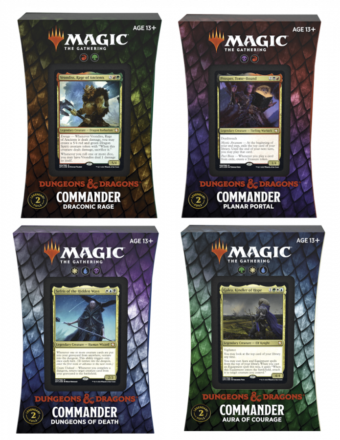 Magic The Gathering: Adventures in the Forgotten Realms - Commander Decks Display (4)