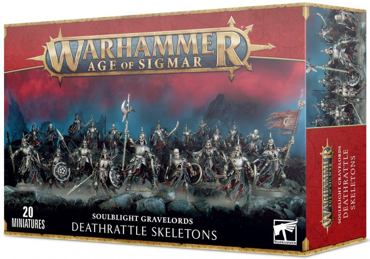 Warhamnmer Age of Sigmar: Soulblight Gravelords - Deathrattle Skeletons