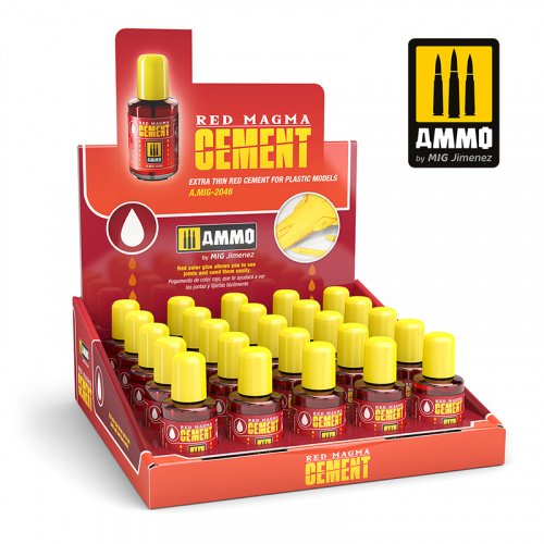Ammo: Red Magma Cement Display (25)