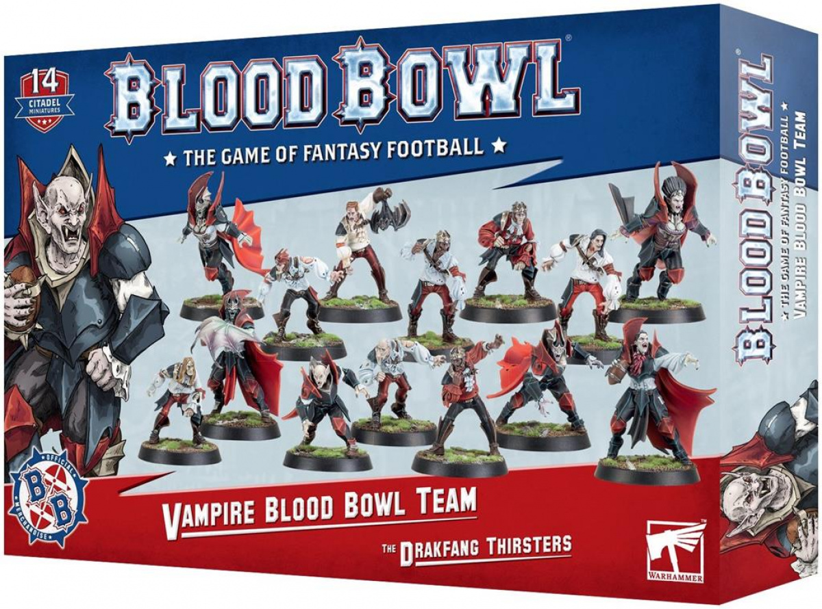 Blood Bowl: Vampire Team Bowl Team - The Drakfang Thirsters