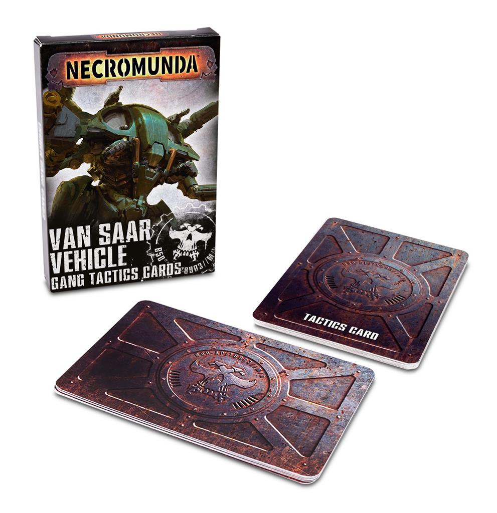 Necromunda: Van Saar Vehicle - Gang Tactics Cards